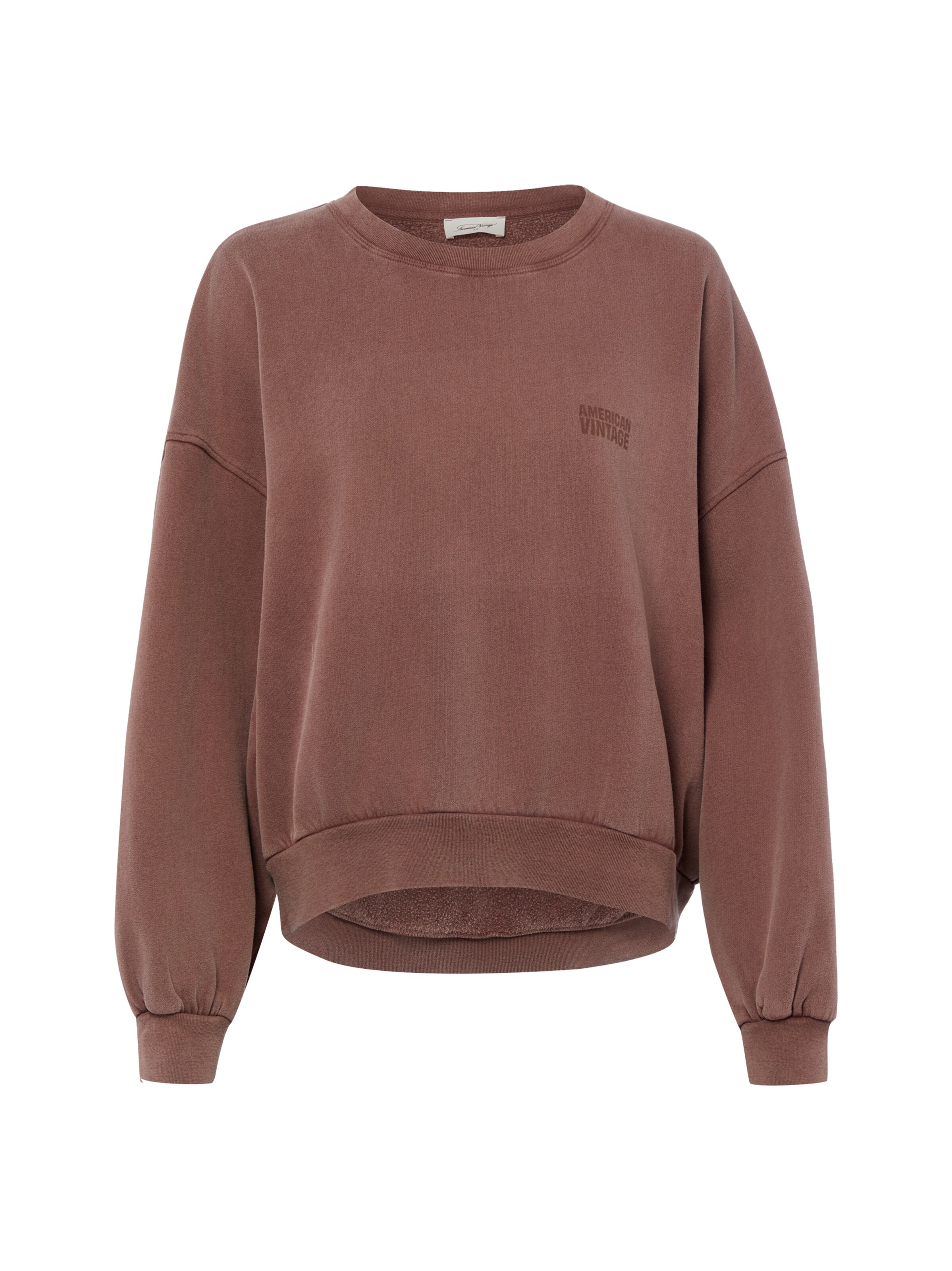 AMERICAN VINTAGE Sweatshirt ' Jitbay ' in Brown: front