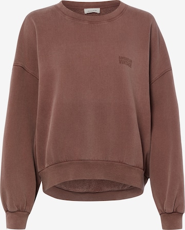 AMERICAN VINTAGE Sweatshirt ' Jitbay ' in Bruin: voorkant