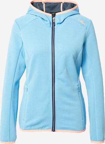 CMP Sports sweat jacket in Blue: front