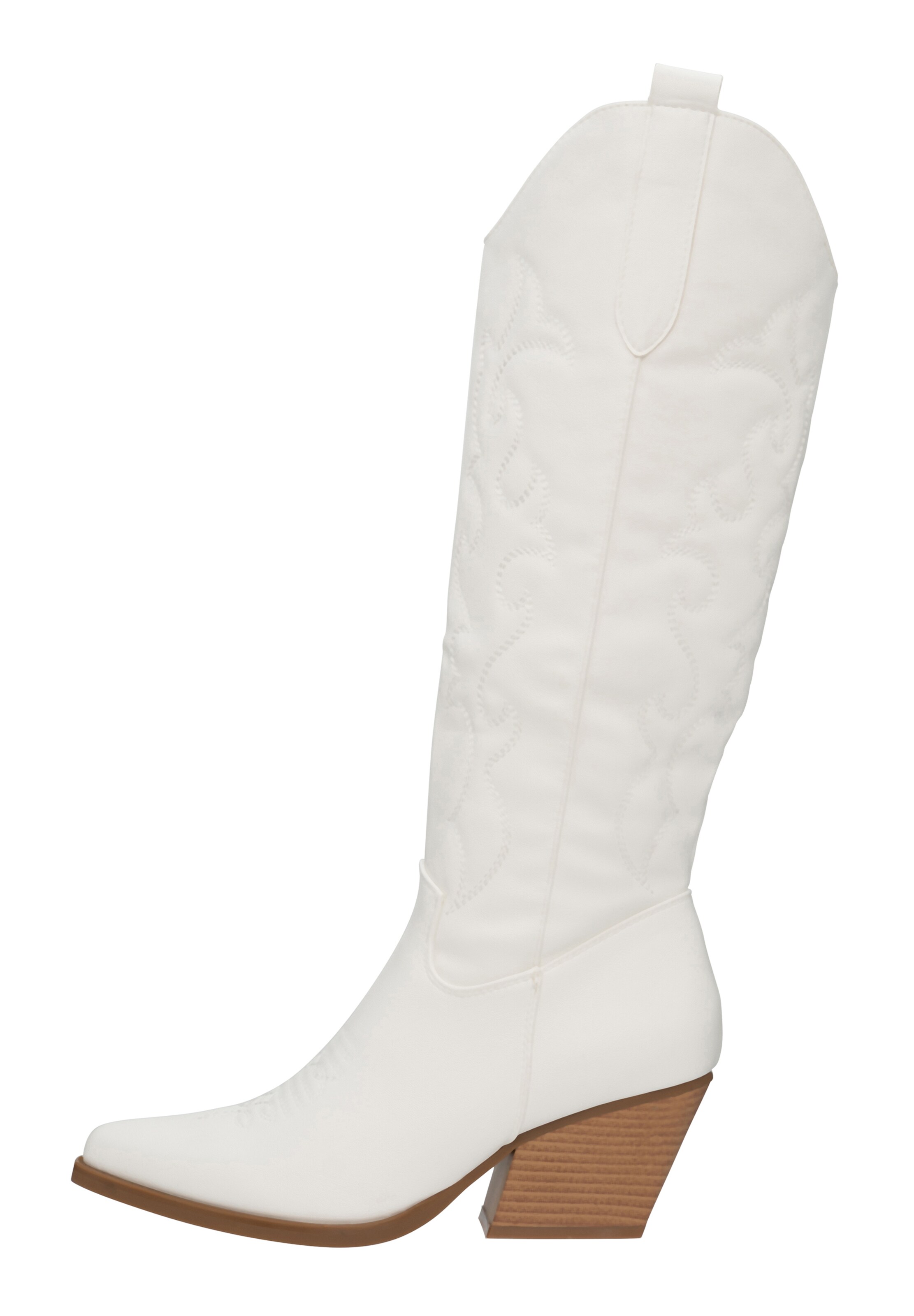 Stivale da cowboy di Salinyang in bianco