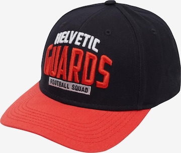 Cappello da baseball 'European League of Football Helvetic Guards' di DEF in nero: frontale