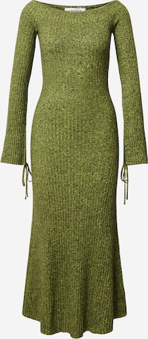 Robes en maille 'Stefanie' EDITED en vert : devant