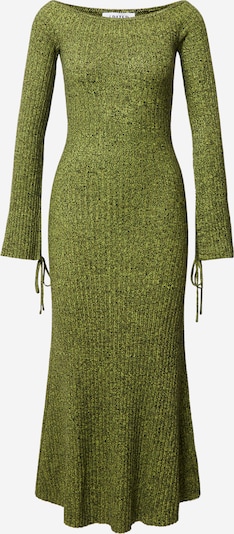 EDITED Knitted dress 'Stefanie' in Lime / Black, Item view