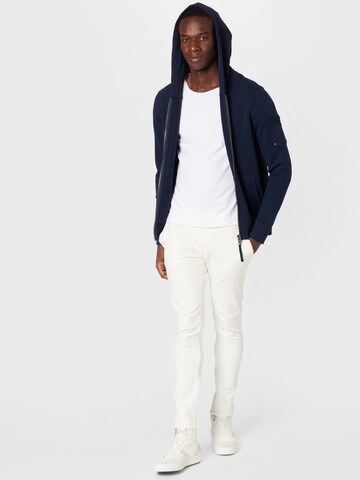 TOM TAILOR Sweatjacke in Blau