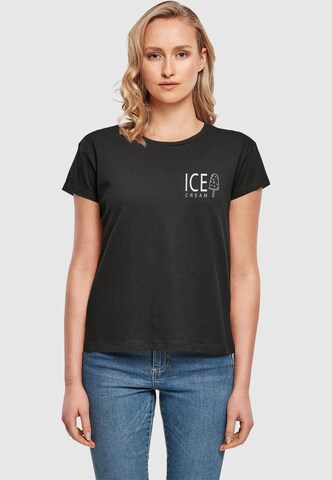 Merchcode Shirt 'Ice Cream' in Black: front