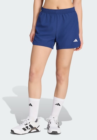 ADIDAS PERFORMANCE Regular Sports trousers 'Studio' in Blue: front