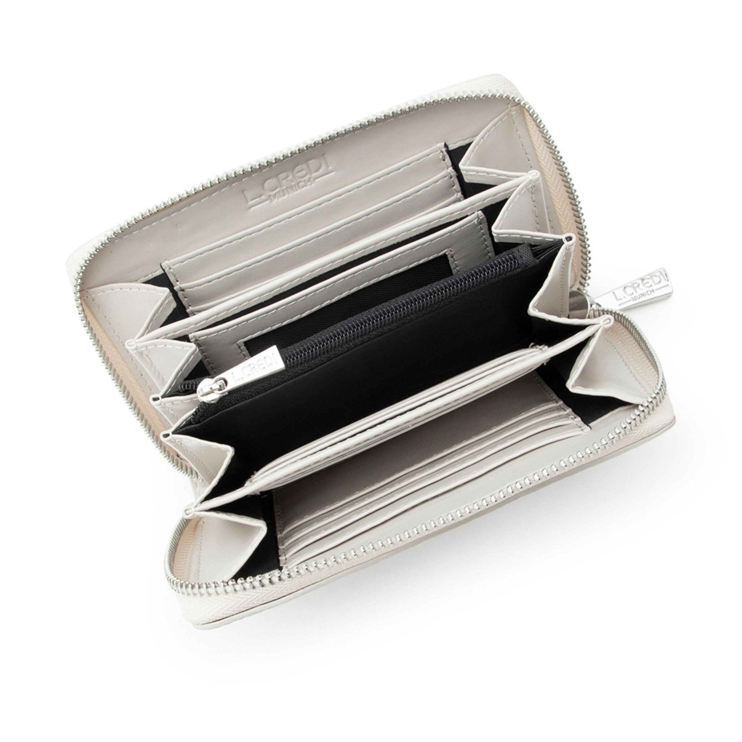 L.CREDI Wallet 'Perla' in Grey