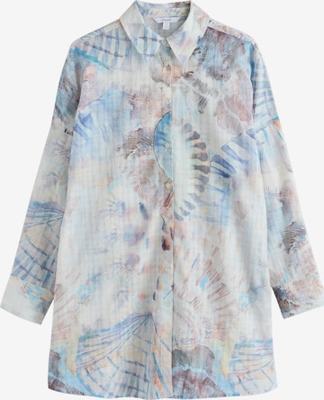 Robe-chemise Next en bleu : devant