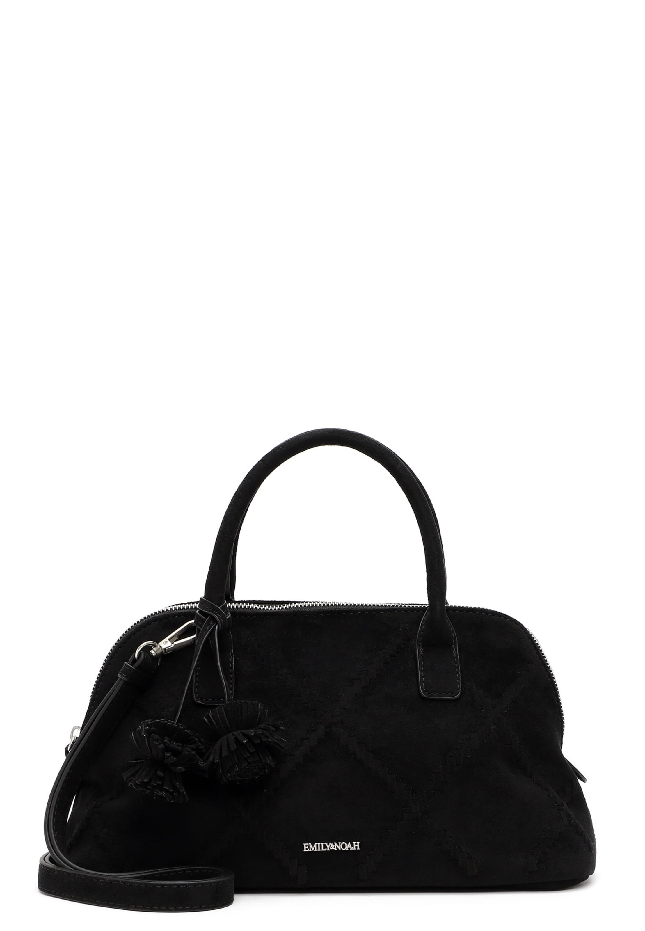Emily & Noah Shopper in Black: front