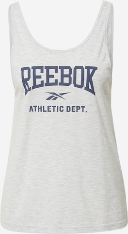 Reebok Sports Top 'Workout Ready' in Grey: front