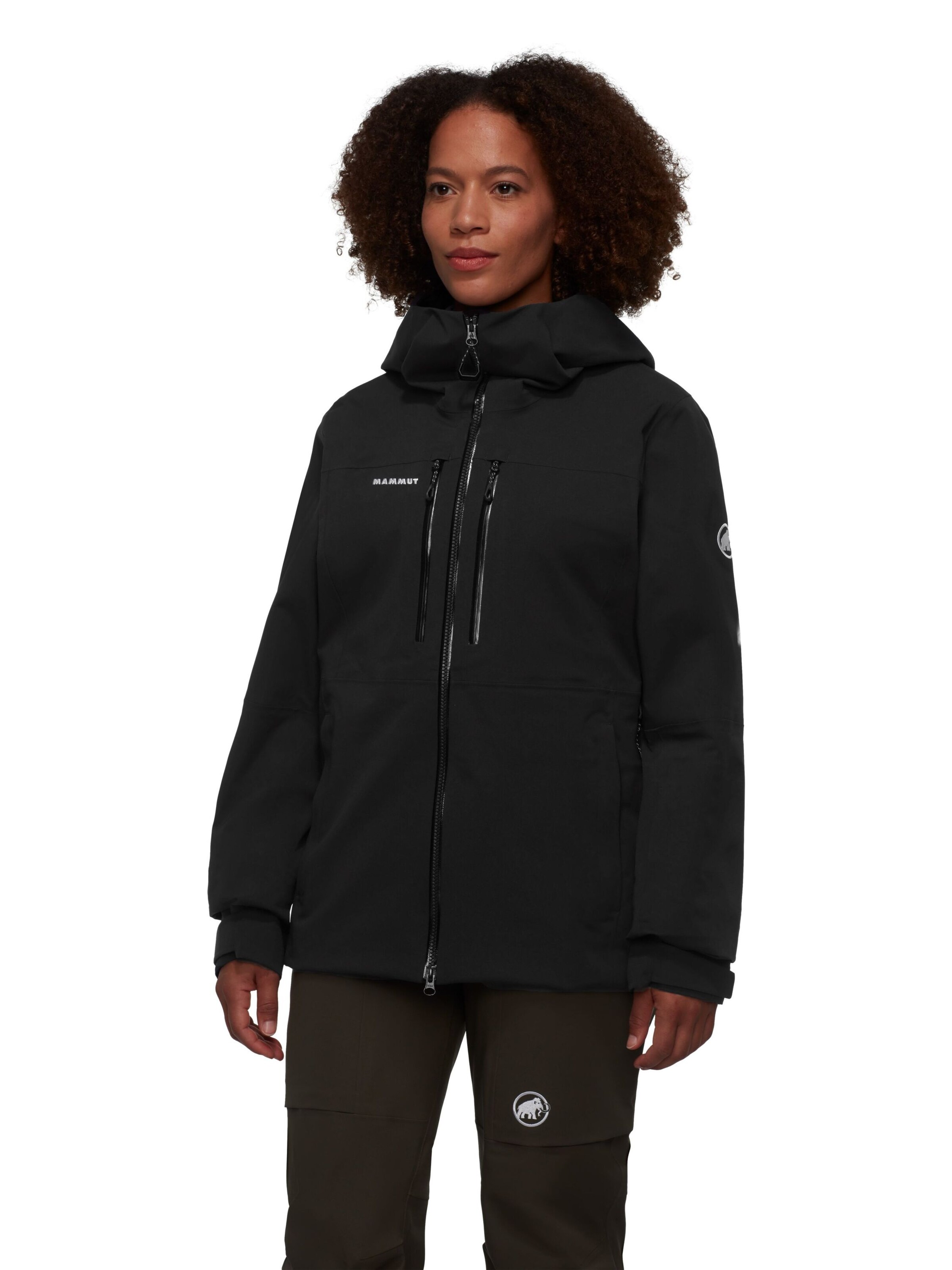 MAMMUT Outdoorjacke 'Stoney' in Schwarz