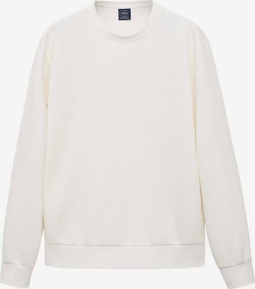 MANGO MAN Sweatshirt 'Nola' in Weiß: Vorderseite