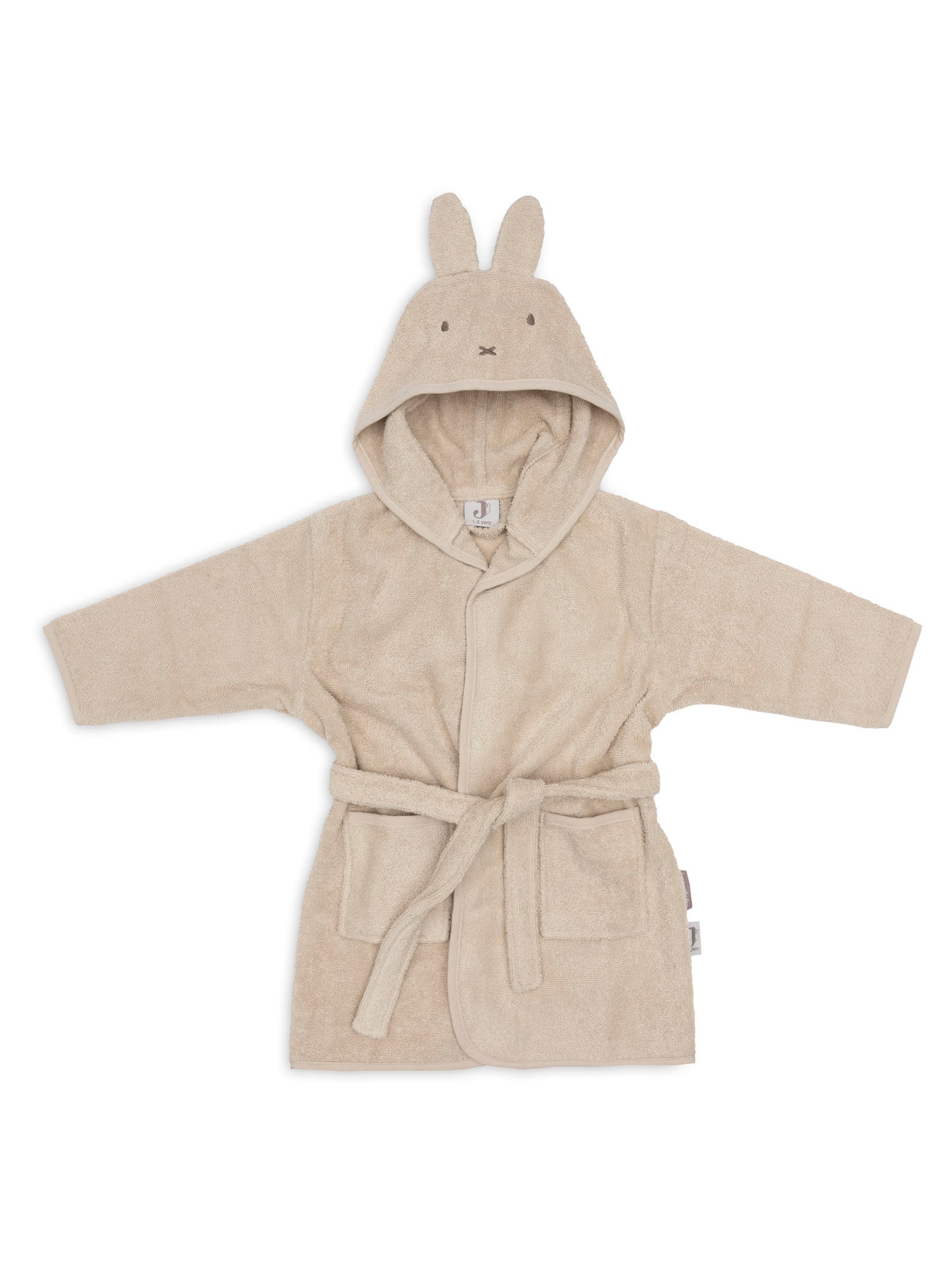 Peignoir 'Miffy' Jollein en beige : devant