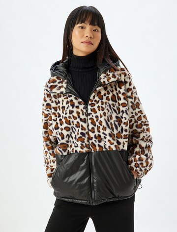 Koton Winter Jacket in Black: front