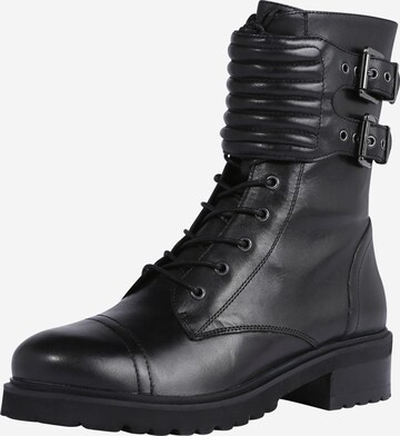 SPM Lace-Up Ankle Boots 'LAVI' in Black: front