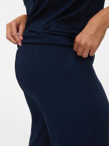 MAMALICIOUS - Pierna ancha Pantalón 'MLPELLA' en azul