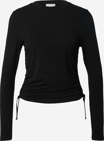 T-shirt 'Chantal' ABOUT YOU x Laura Giurcanu en noir : devant