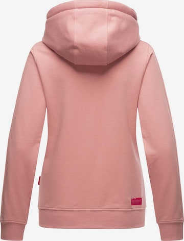 NAVAHOO Zip-Up Hoodie 'Cremetörtchen' in Pink