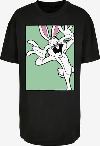 T-shirt 'Looney Tunes Bugs Bunny Funny Face' F4NT4STIC en noir : devant
