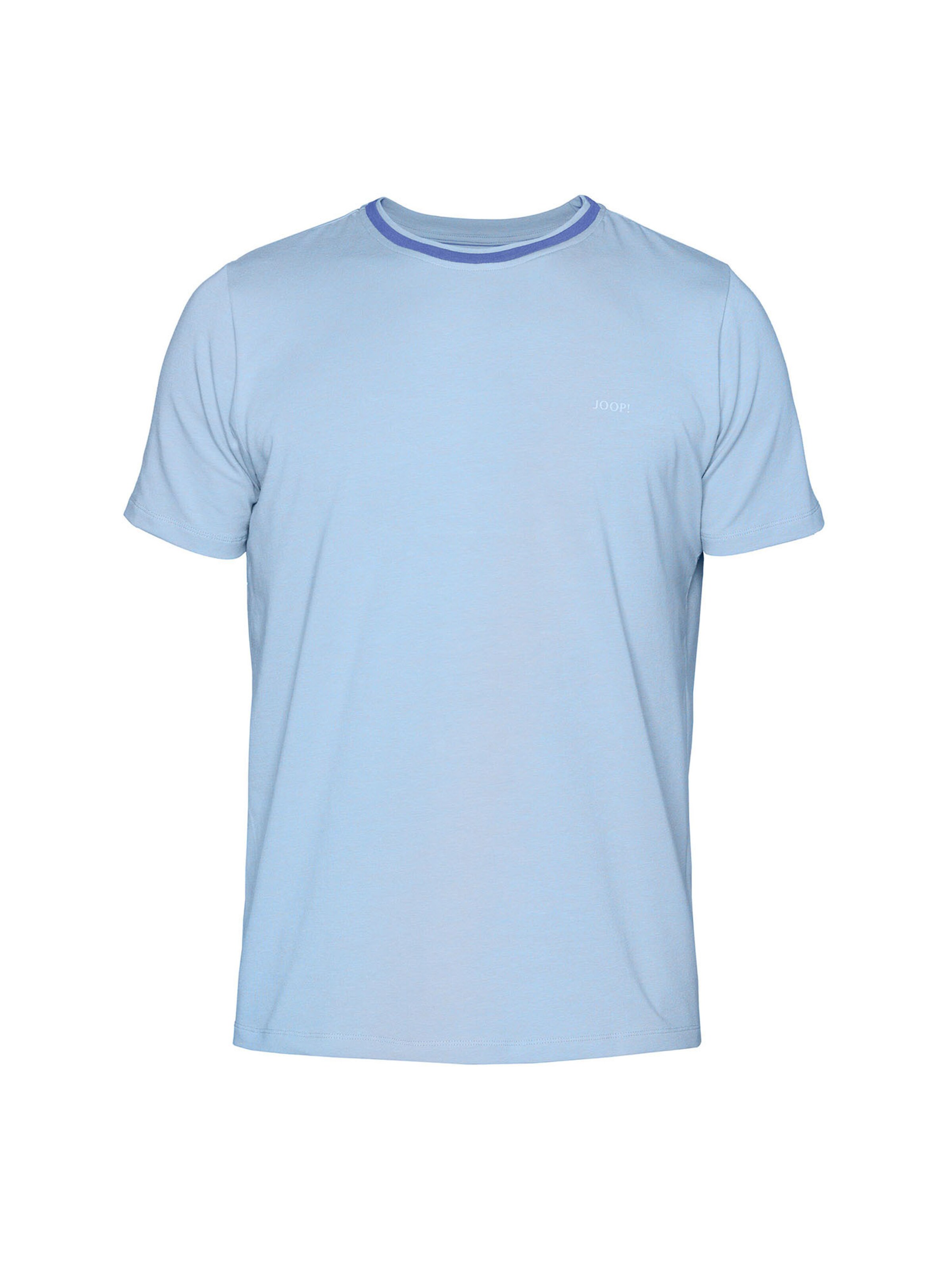 JOOP! Pyjama kort ' Core ' in Blauw: voorkant