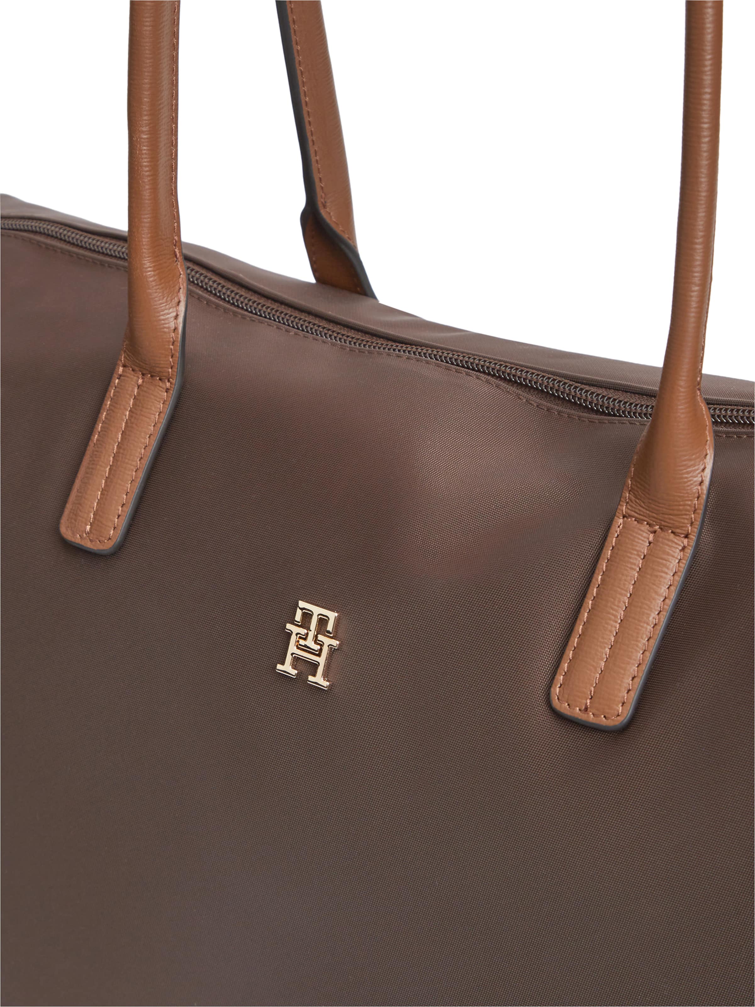 TOMMY HILFIGER Nákupní taška 'POPETTE' – hnědá