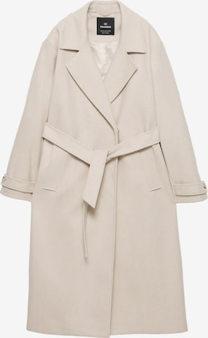 Pull&Bear Tussenmantel in Beige: voorkant