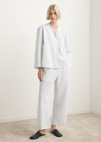 MANGO Schlafshirt 'Geraldin' in Weiß: Vorderseite