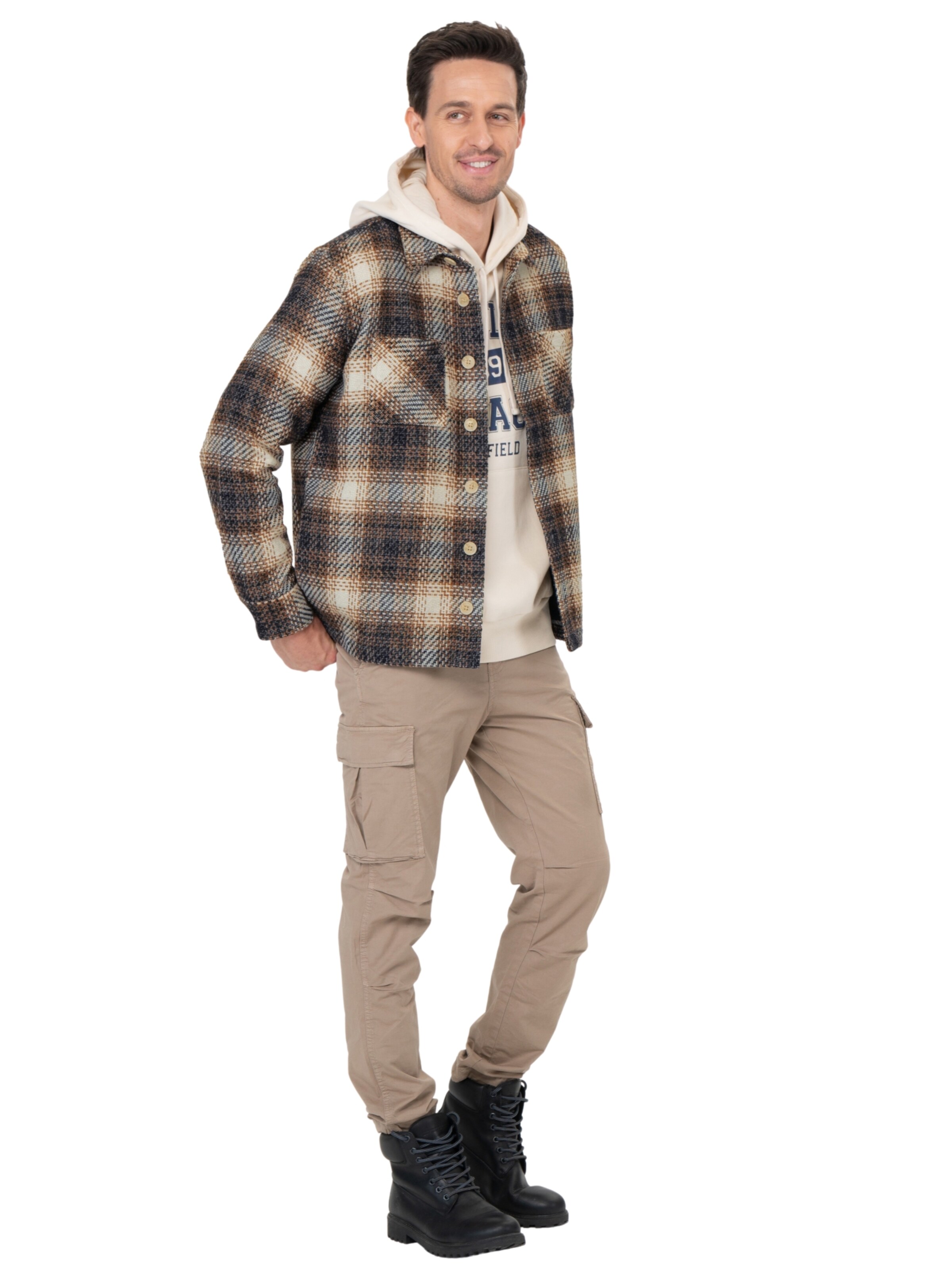 Key Largo Overgangsjakke 'GENF' i blå: forside