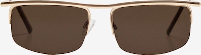 Bershka Aurinkolasit värissä ruskea / kulta, Tuotenäkymä
