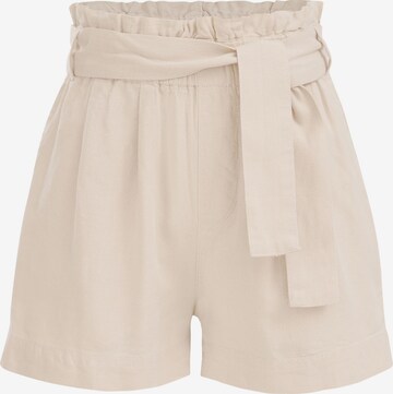 WE Fashion Regular Short in Beige: predná strana