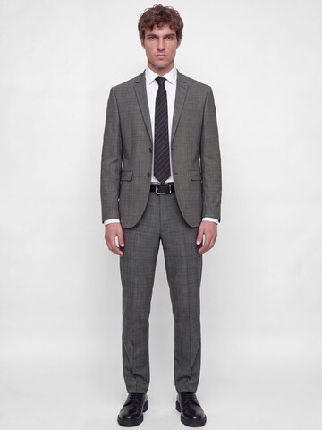 Coupe slim Costume JACK & JONES en gris : devant