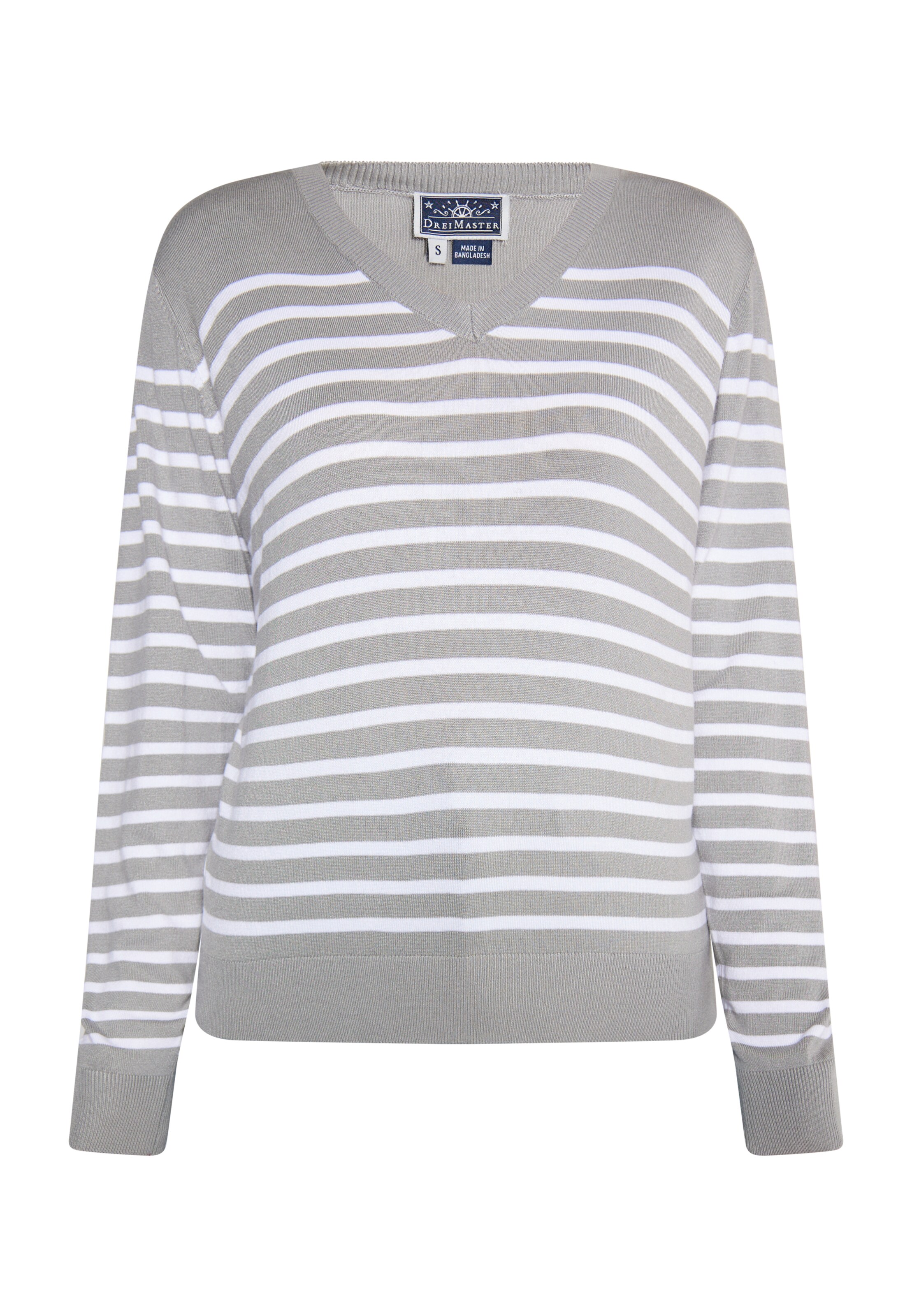 DreiMaster Maritim Svetr – šedá: přední strana