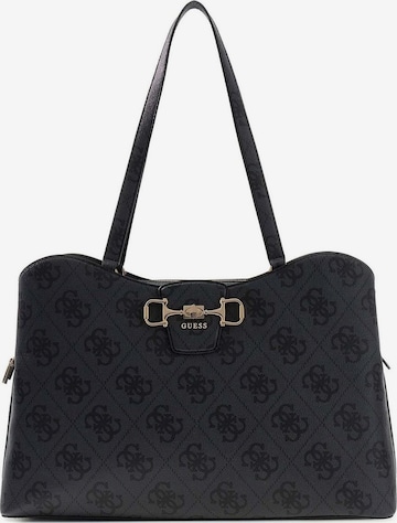 Borsa a spalla 'Guess Tote Bag Coal Logo' di GUESS in grigio: frontale
