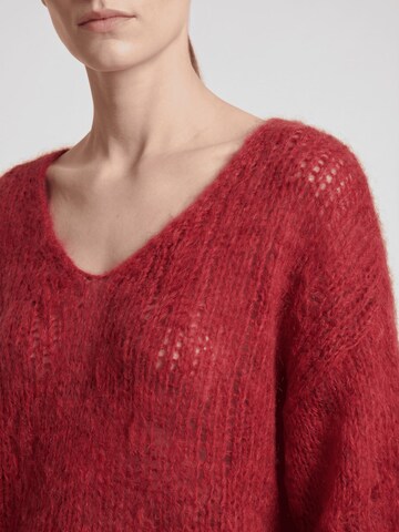 americandreams Oversizepullover 'Milana Mohair'‌‌‌‌‌ in Rot