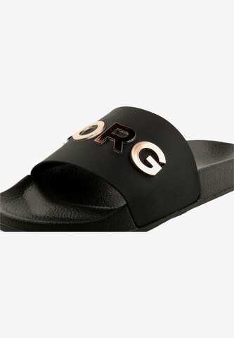 BJÖRN BORG Beach & Pool Shoes 'KNOX' in Black