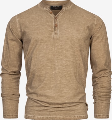 INDICODE JEANS Shirt 'INKilsone' in Beige: Vorderseite