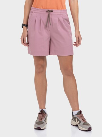 Schöffel Loose fit Trousers 'Gharra' in Pink: front