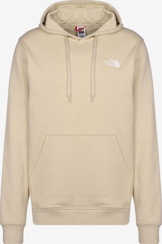 THE NORTH FACE Sweatshirt in Yellow: front