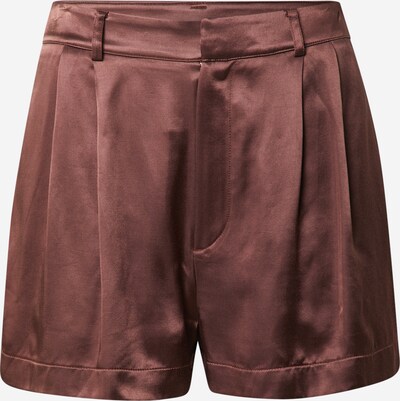 A LOT LESS Pleat-front trousers 'Valentina' in Chocolate, Item view