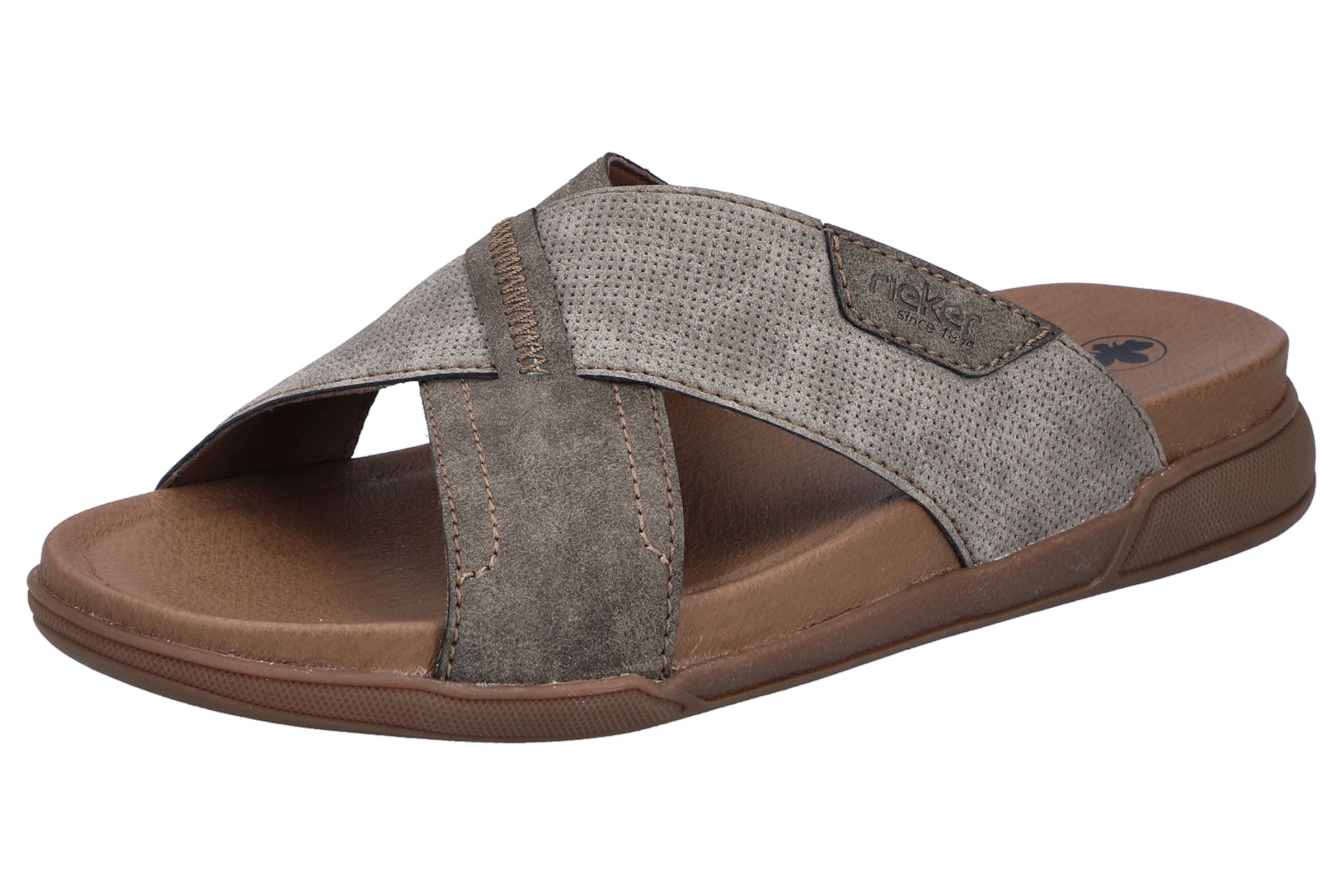 Mule Rieker en marron : devant