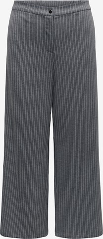 ONLY Carmakoma Loosefit Broek 'CARMEL' in Grijs: voorkant