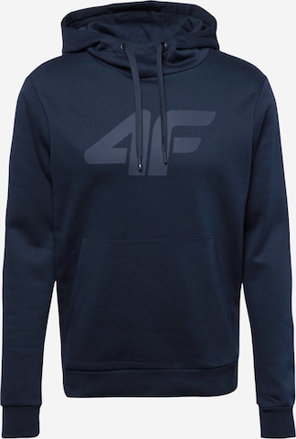 4F - Camiseta deportiva en azul: frente