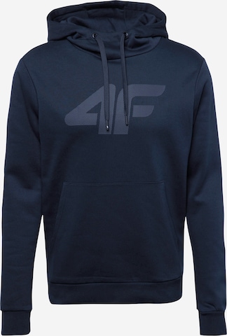 4F Sporsweatshirt in Blau: predná strana