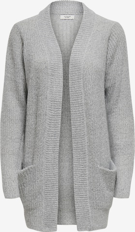 JDY Knit Cardigan 'Miggy Megan' in Grey: front