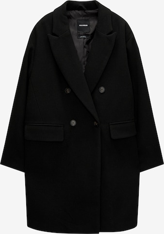 Manteau mi-saison Pull&Bear en noir : devant