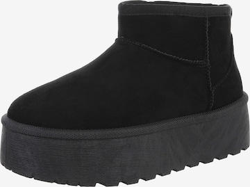 Ital-Design Boots in Black: front