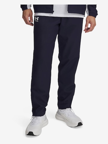 UNDER ARMOUR Regular Sports trousers 'Rival' in Blue: front