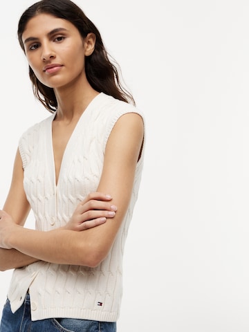 TOMMY HILFIGER Kootud vest, värv kollane