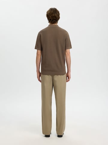 Pull-over 'SLHCran' SELECTED en marron