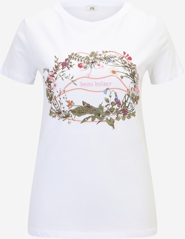 T-shirt River Island en blanc : devant